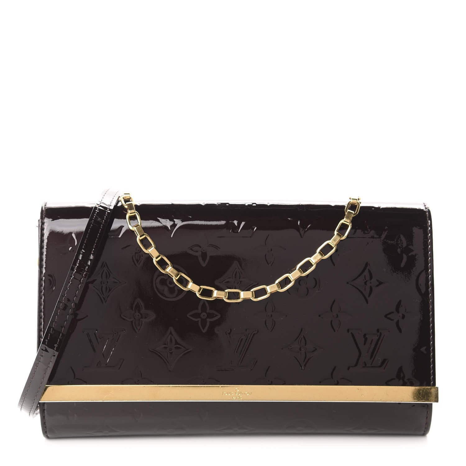 Louis Vuitton Vernis Ana Clutch Amarante 1 of 10