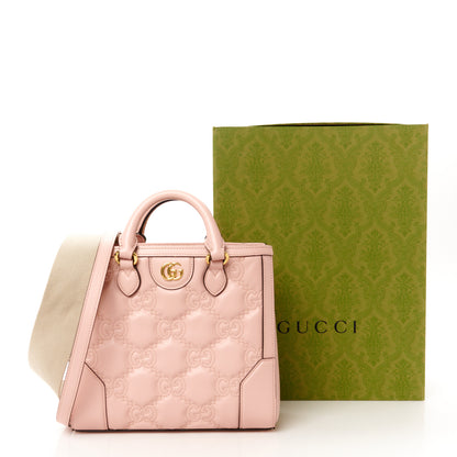 Gucci Calfskin GG Matelasse Mini Top Handle Bag Perfect Pink 13 of 13