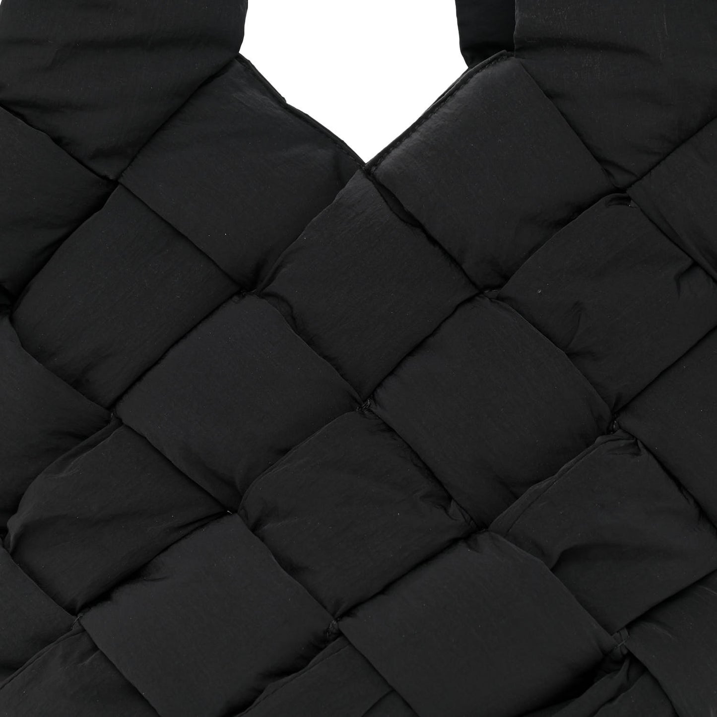 Nylon Intrecciato Padded Cassette Tote Thunder