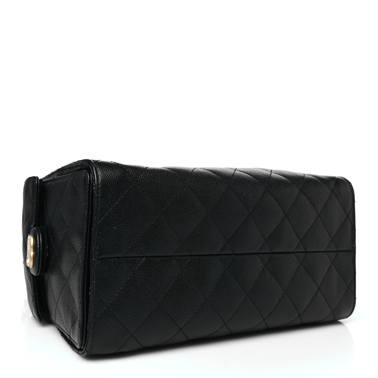 Caviar Quilted Small Chanel 25 Handbag Black