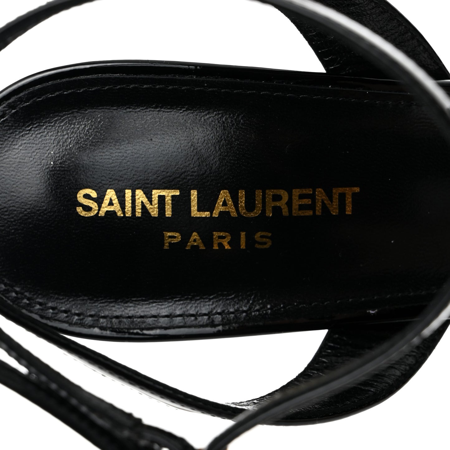 Patent Jodie 95 Platform Sandals 41 Black