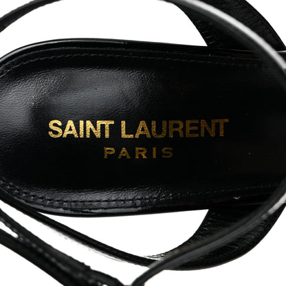 Saint Laurent Patent Jodie 95 Platform Sandals 41 Black 6 of 9