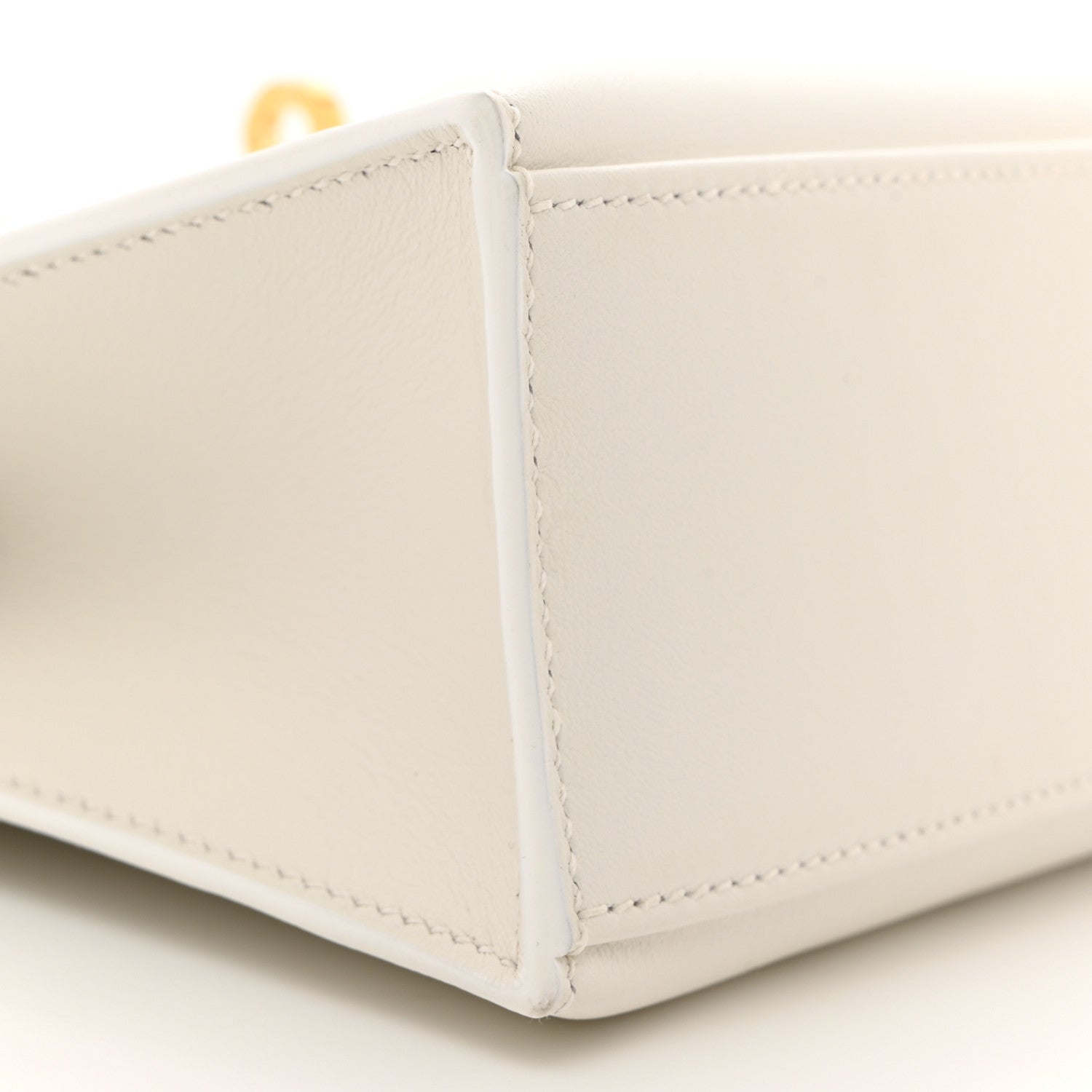 Hermes Swift Kelly Pochette Clutch White 9 of 11