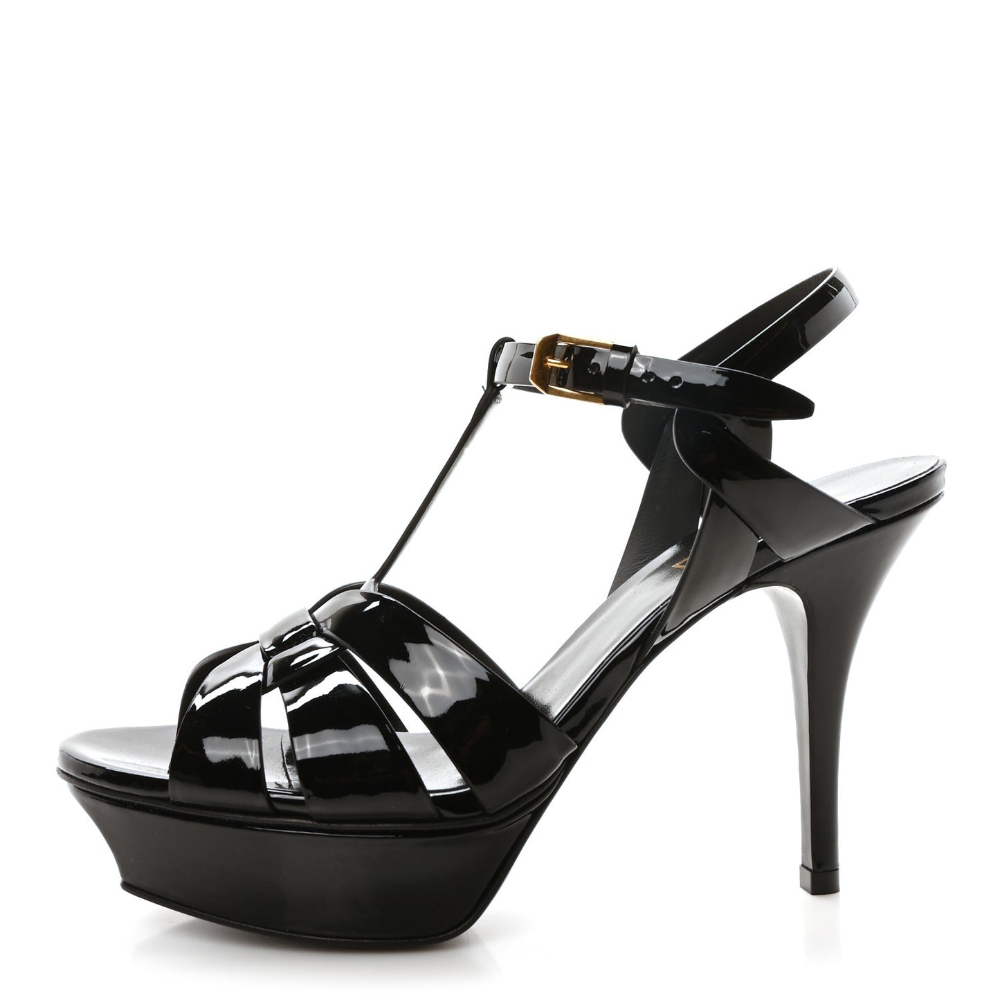 Patent Tribute 75 Platform Sandals 38 Black