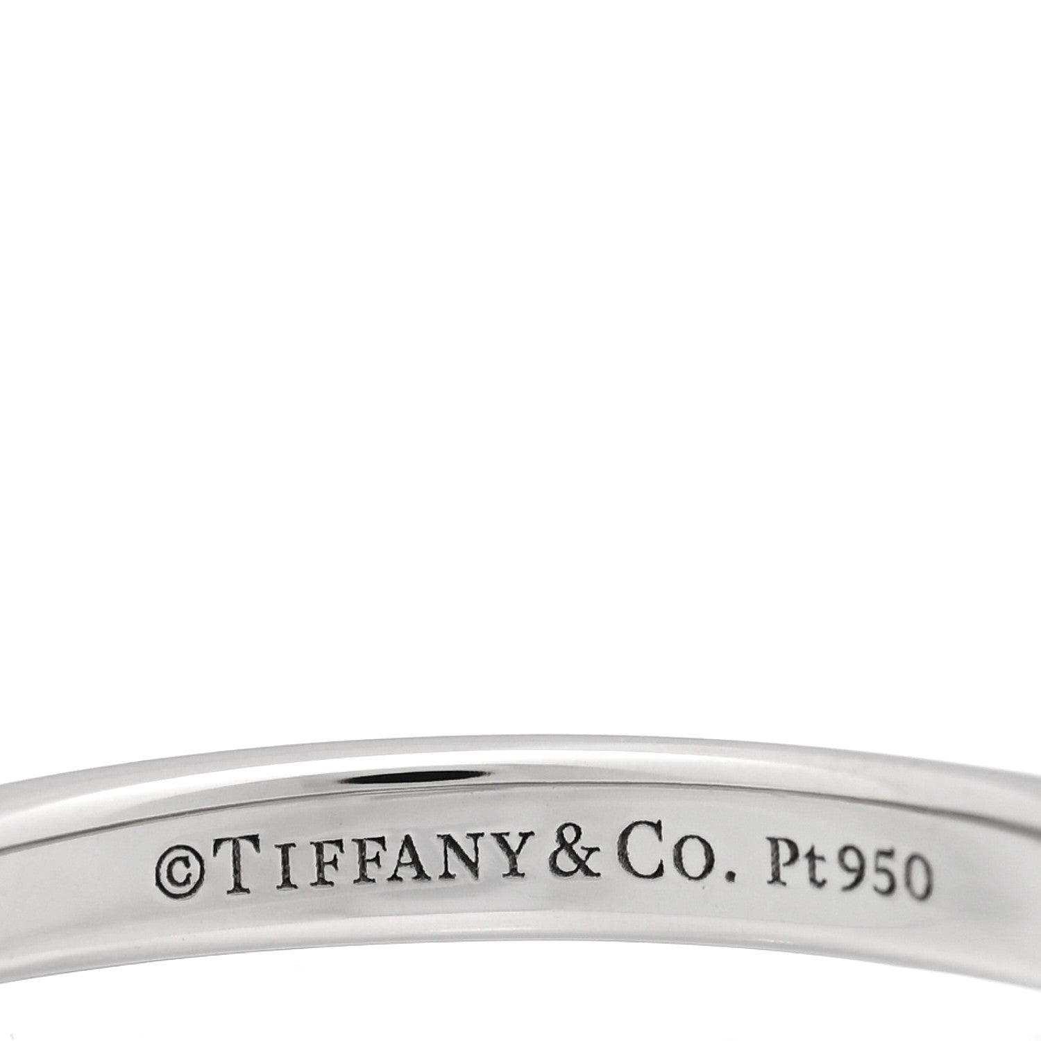 Tiffany Platinum Diamond .55ct Solitaire Engagement Ring 51 5.75 4 of 8