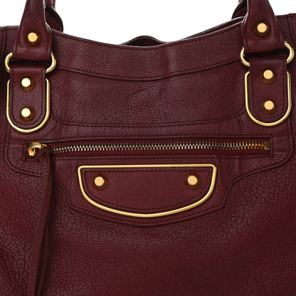 Balenciaga Chevre Gold Metallic Edge Hardware Velo Rouge Brique Rouge Grenade 7 of 9