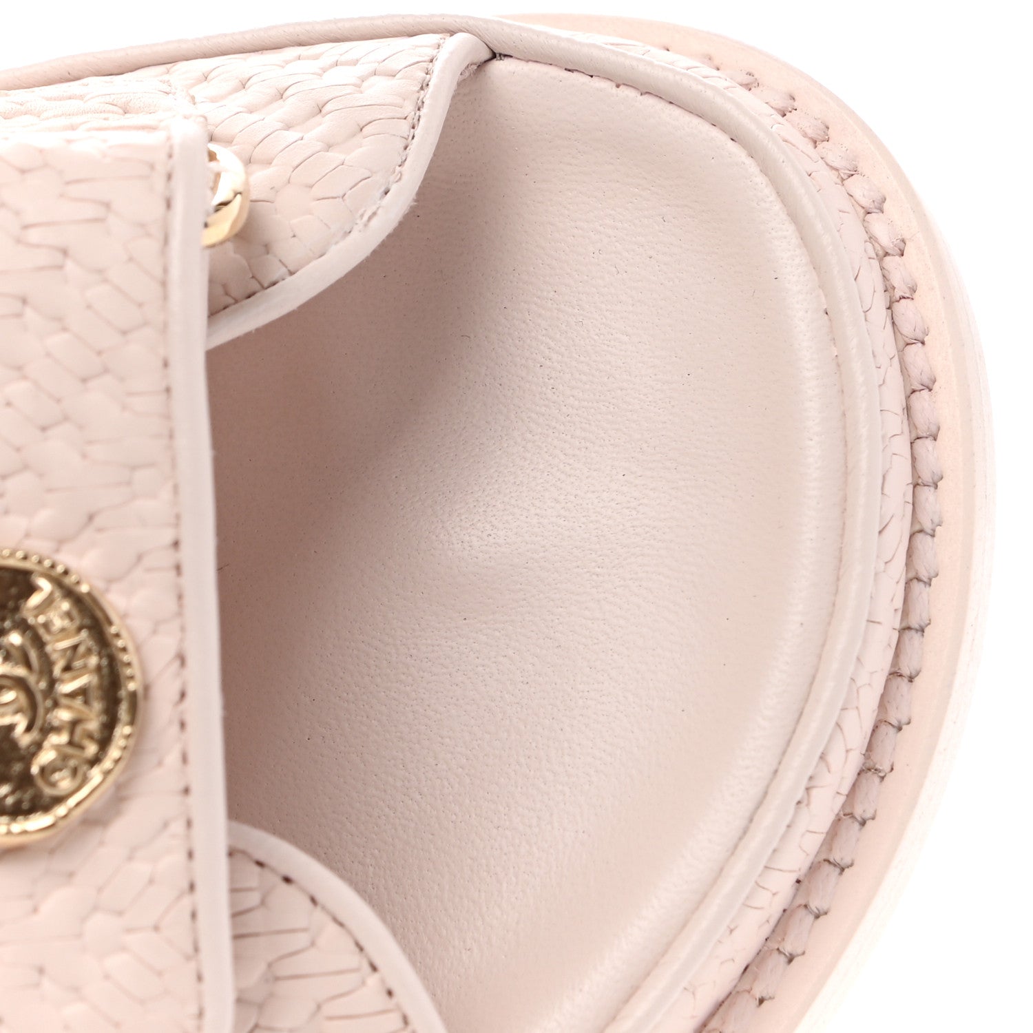 Chanel Calfskin Printed Velcro Dad Sandals 38 Pink 9 of 11