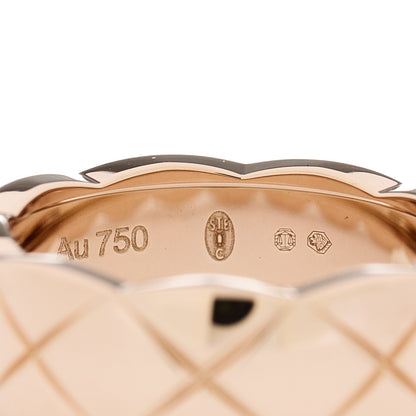 Chanel 18K Beige Gold Small Coco Crush Ring 51 5.75 7 of 9