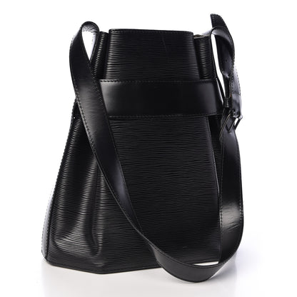 Louis Vuitton Epi Sac D'Epaule Black 3 of 13