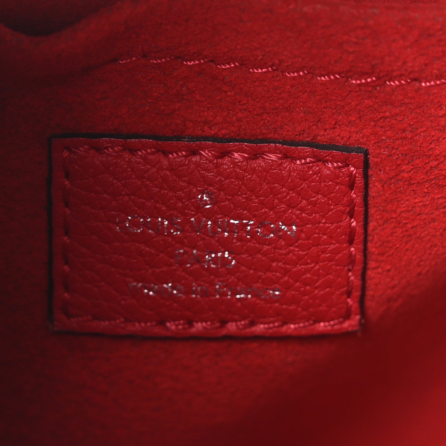 Louis Vuitton Soft Calfskin My Lockme Chain Bag BB Poppy 6 of 9