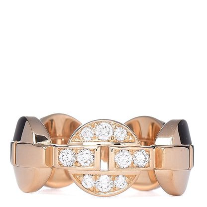 Cartier 18K Yellow Gold Diamond Himalia Ring 52 6 1 of 6