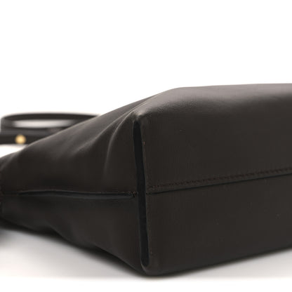 Loewe Calfskin Mini Flamenco Knot Clutch Chocolate 8 of 9