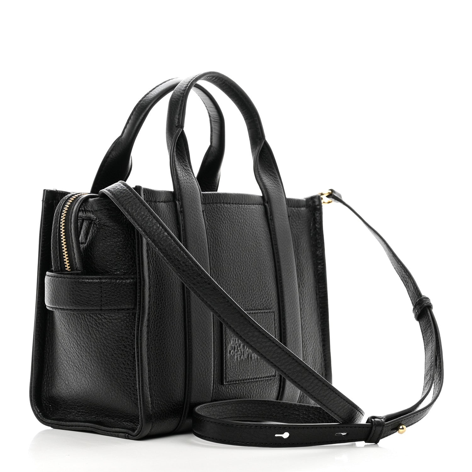Marc Jacobs Grained Calfskin Small The Tote Bag Black 3 of 11
