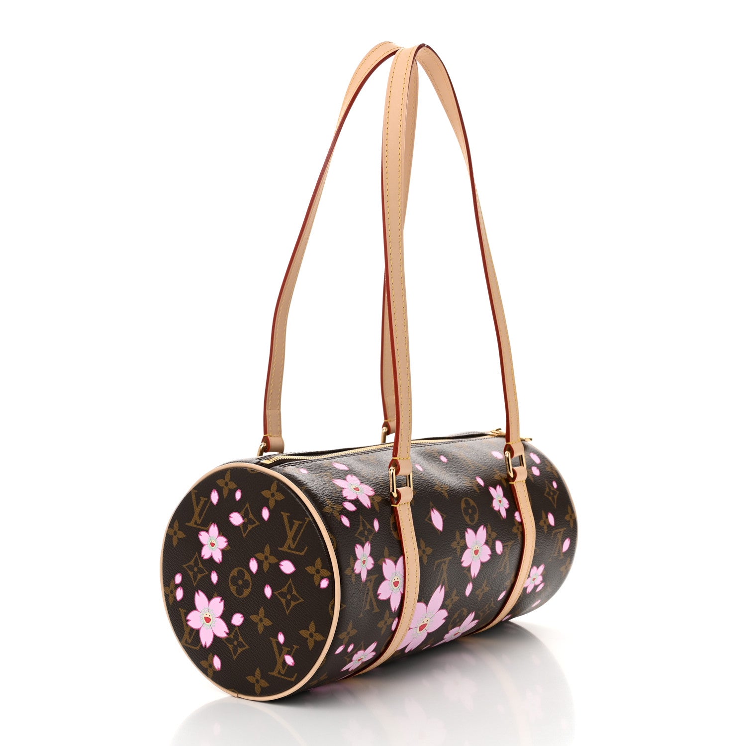 Louis Vuitton LV X TM Monogram Cherry Blossom Papillon Sakura Brown 4 of 11