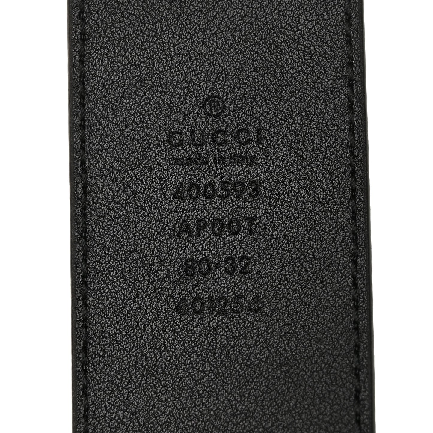 Calfskin Double G 40mm Belt 80 32 Black