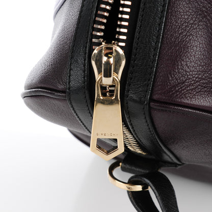 Givenchy Grained Calfskin Colorblock Medium Lucrezia Aubergine Lilac Ivory 8 of 8
