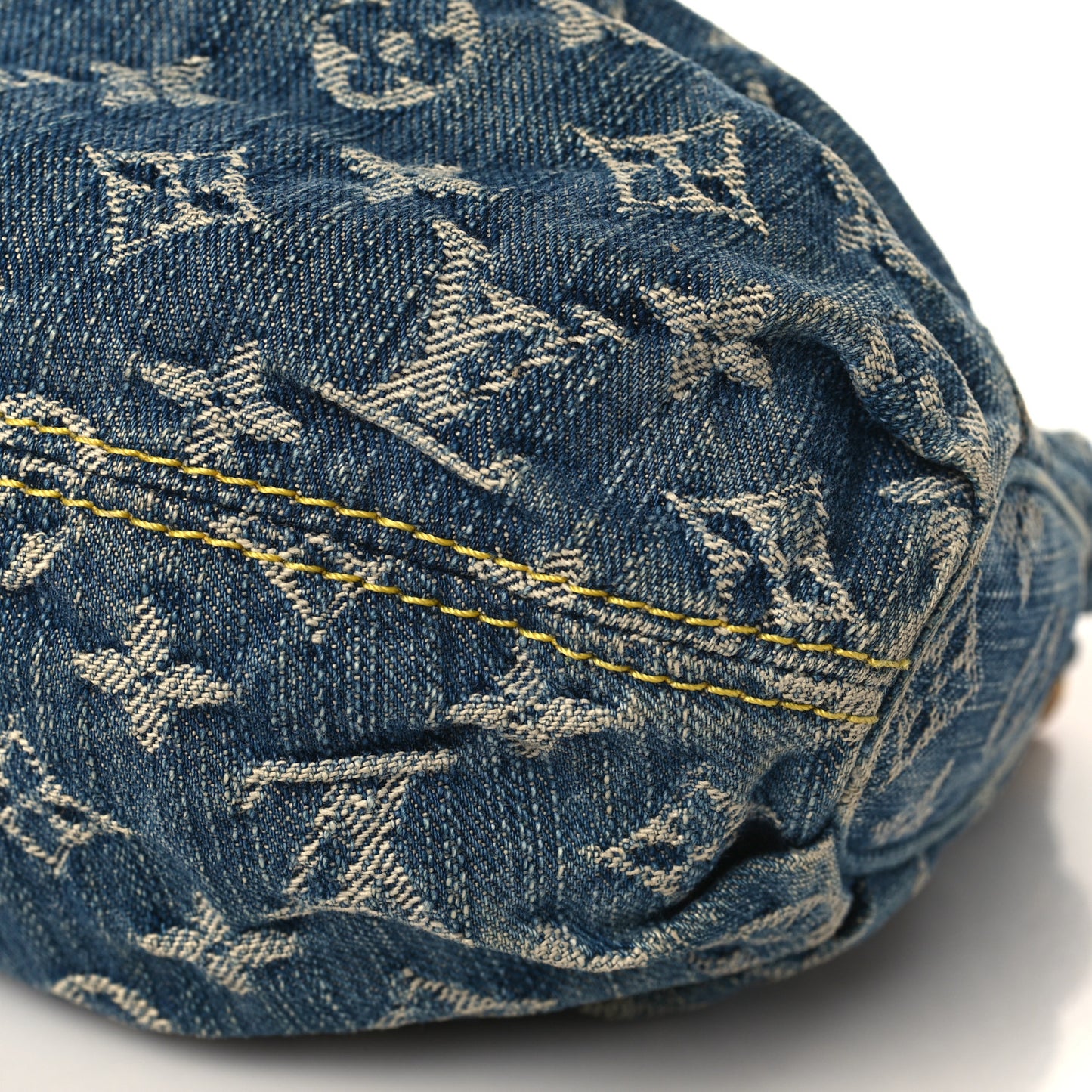 Monogram Denim Pleaty Blue