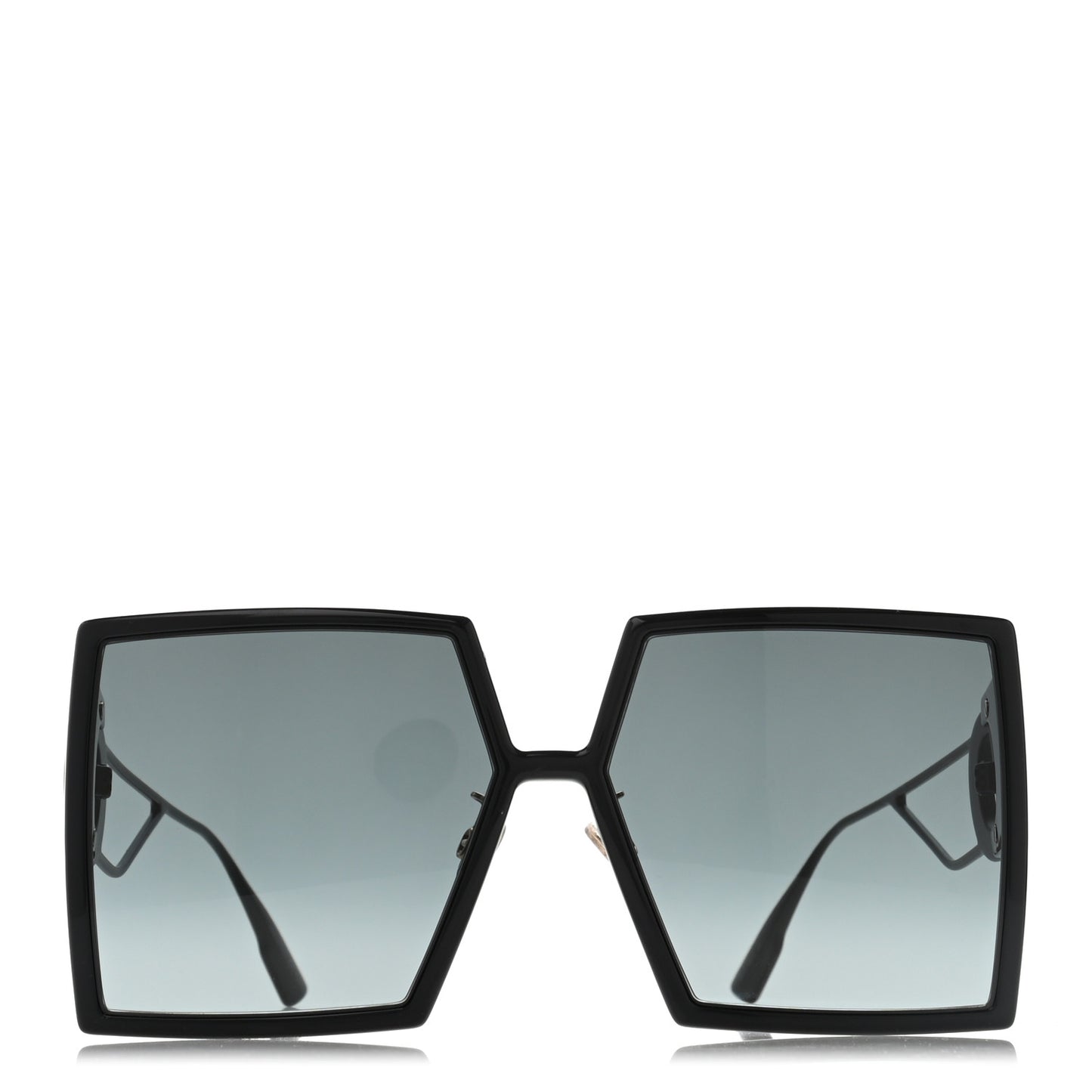 Square 30 Montaigne Sunglasses Black