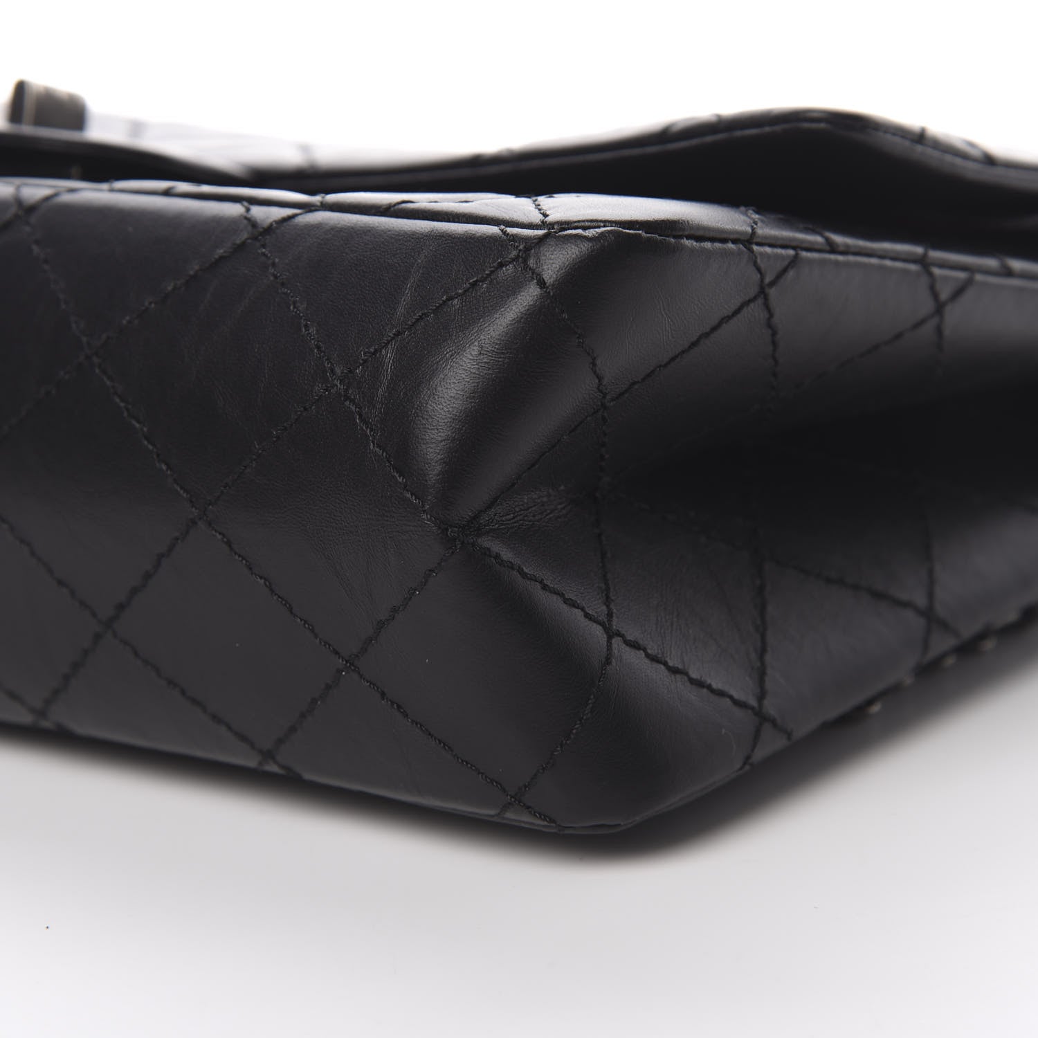 Chanel Aged Calfskin Quilted 2.55 Reissue 226 Flap Black 11 of 14