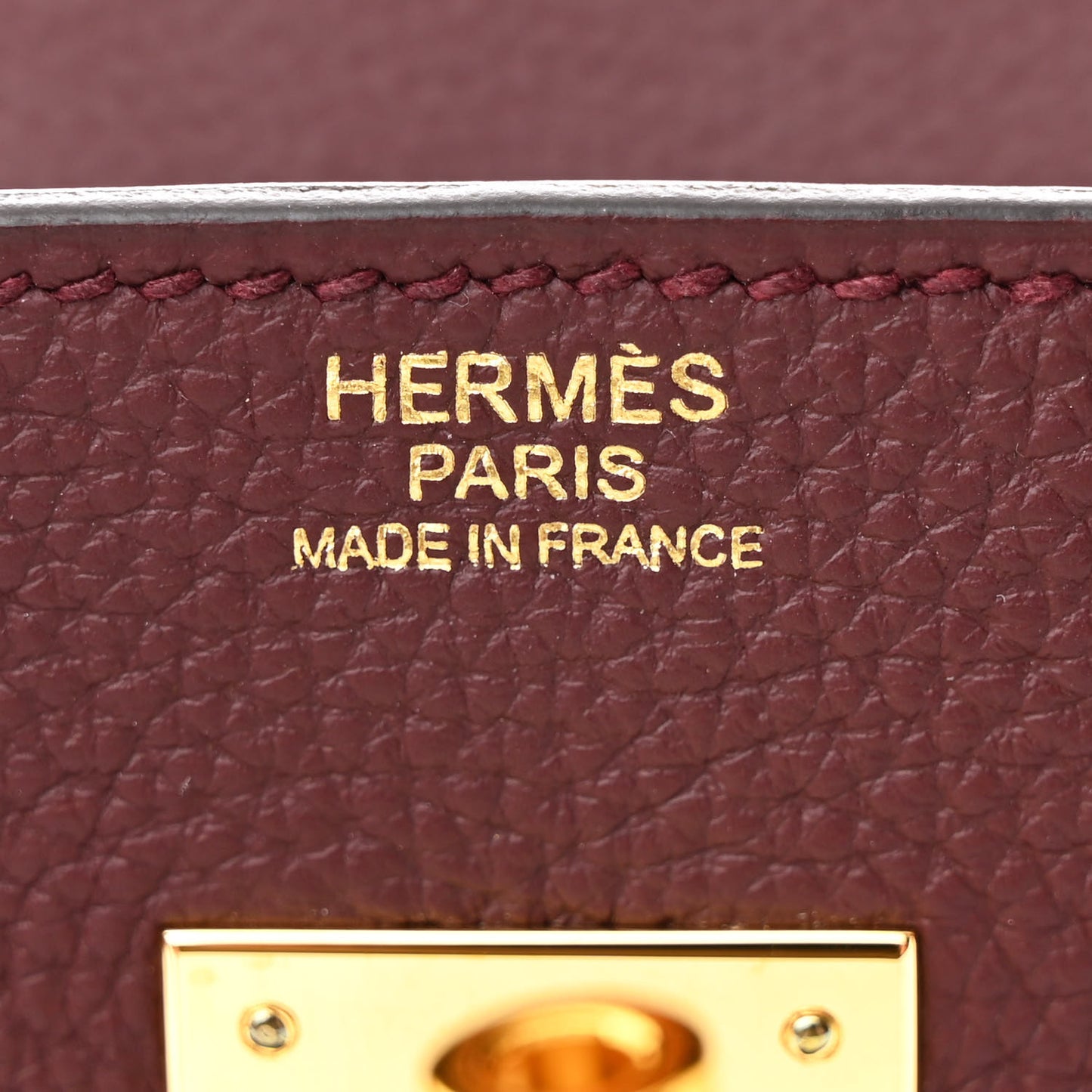 Togo Birkin 30 Bordeaux