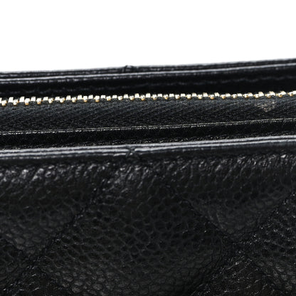 Chanel Caviar Quilted Shoulder Bag Black Black 13 of 13