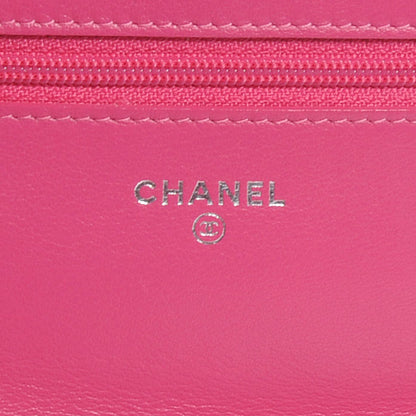 Chanel Patent Wallet on Chain Pink 7 of 8