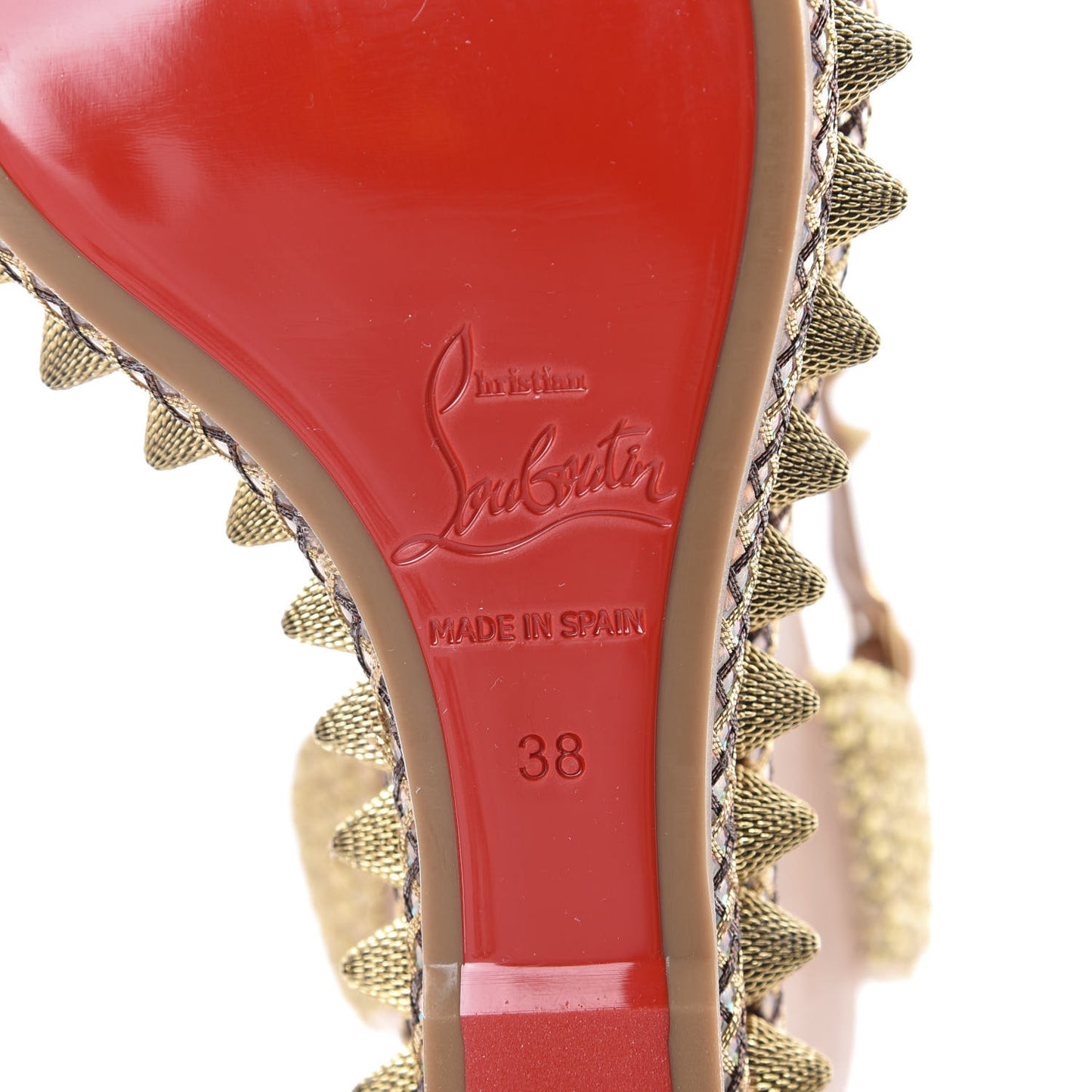 Calfskin Cordorella 110 Wedge Sandals 38 Version Cuoio