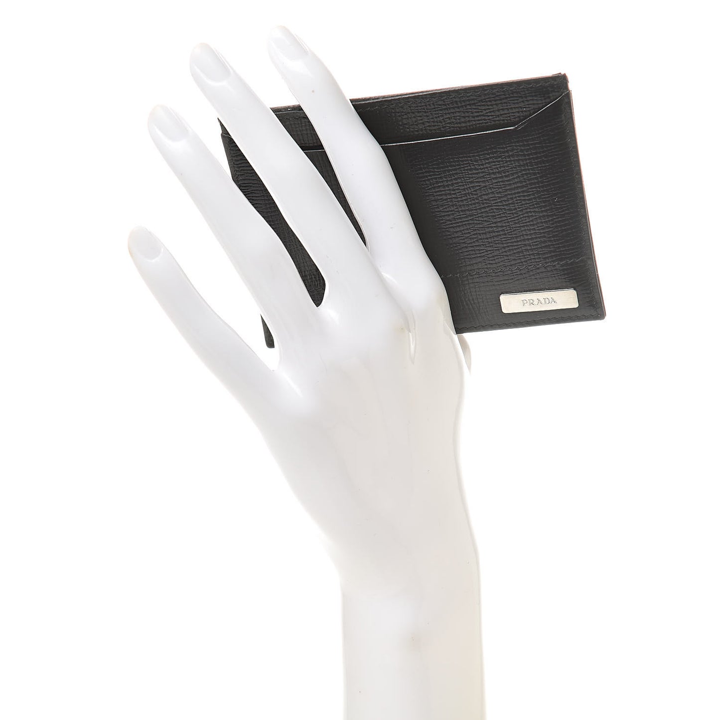 Spazzolato Frame Card Holder Black