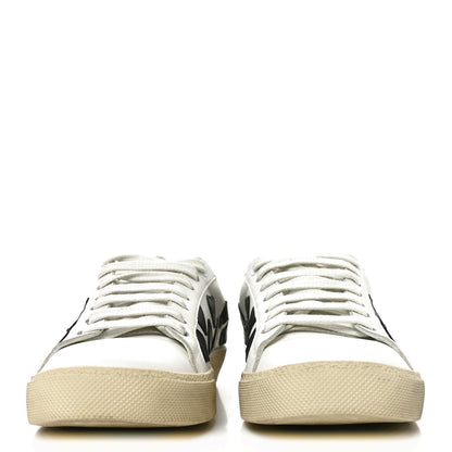 Saint Laurent Calfskin Heart Court Classic Sneakers 38 White Black 3 of 8