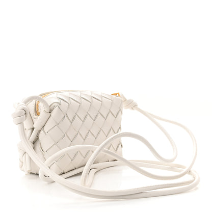 Bottega Veneta Nappa Intrecciato Candy Loop Camera Bag White 3 of 9