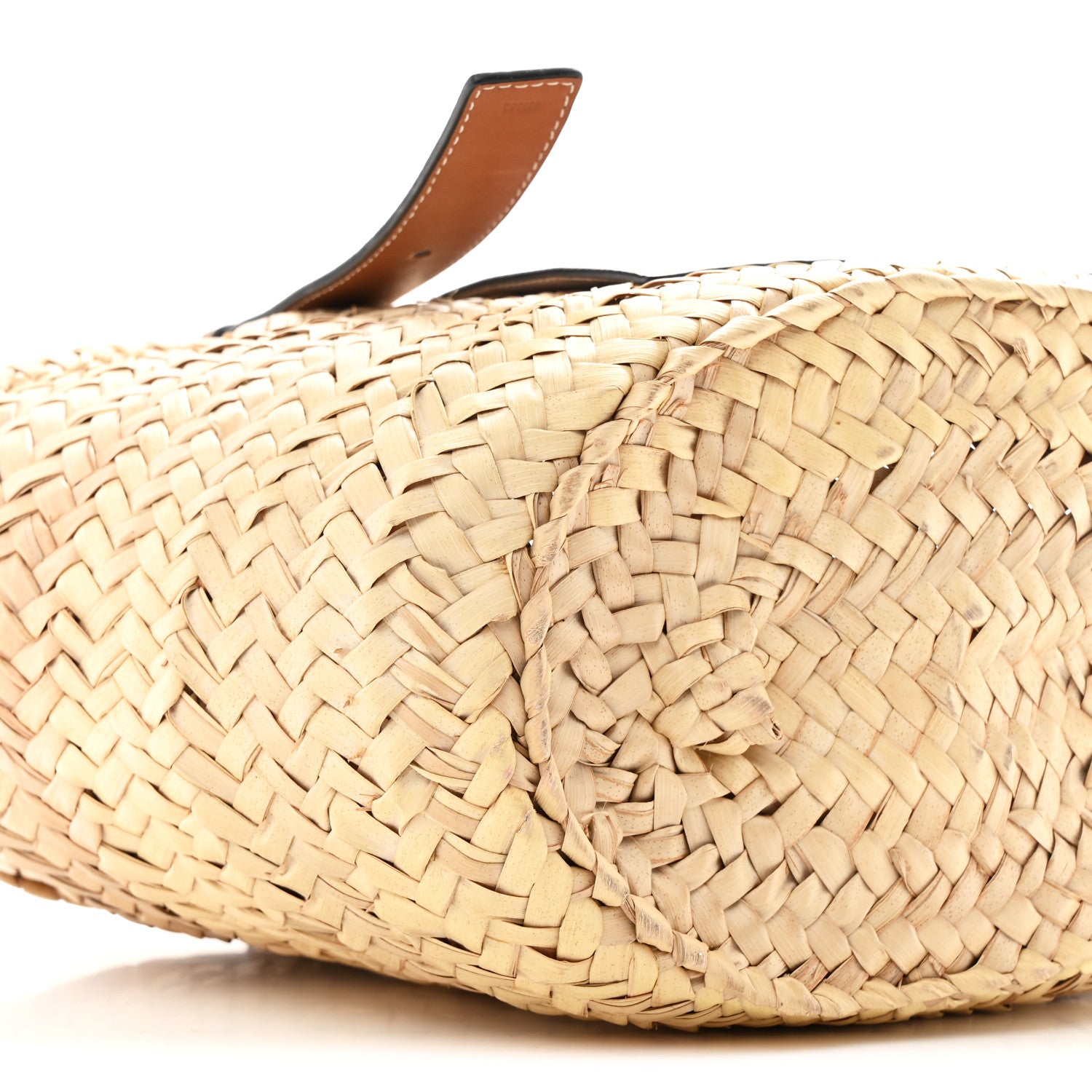 Loewe Raffia Basket Tote Bag Natural Tan 9 of 10