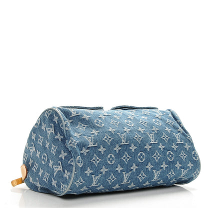 Louis Vuitton Monogram Denim Neo Speedy Blue 4 of 7