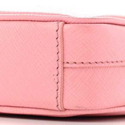 Prada Saffiano Lux Small Camera Crossbody Bag Petalo 9 of 12