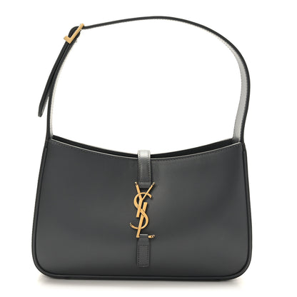 Saint Laurent Smooth Calfskin Le 5 A 7 Hobo Storm 1 of 9