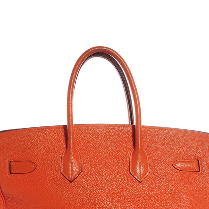 Hermes Togo Birkin 35 Orange 16 of 27
