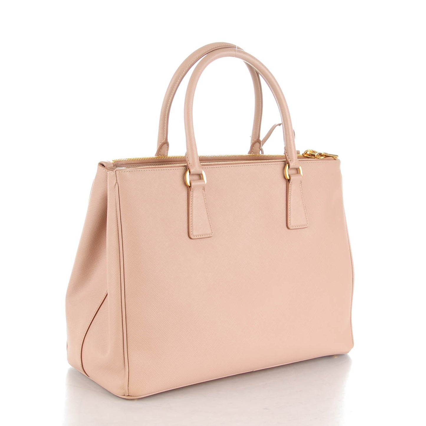 Saffiano Medium Galleria Double Zip Tote Cammeo
