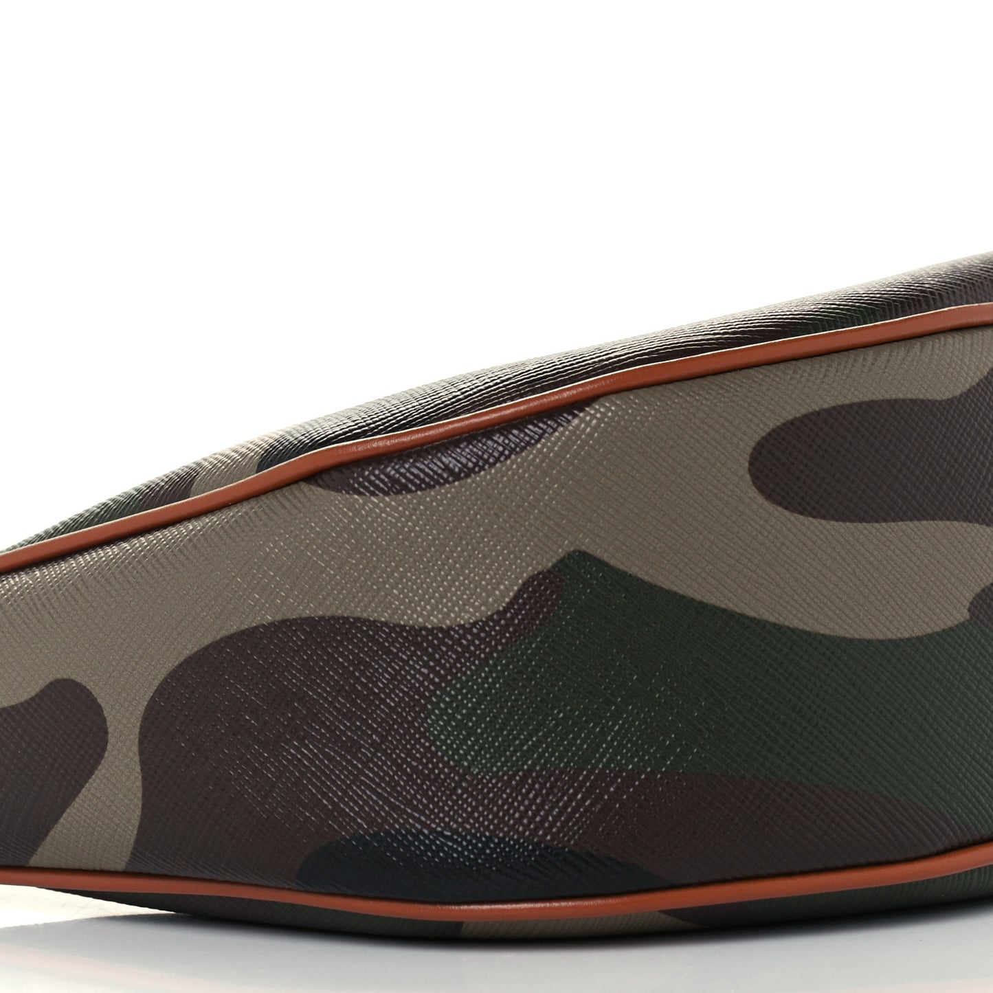 Canvas Calfskin Camouflage Ava Logo Triomphe Shoulder Bag Khaki