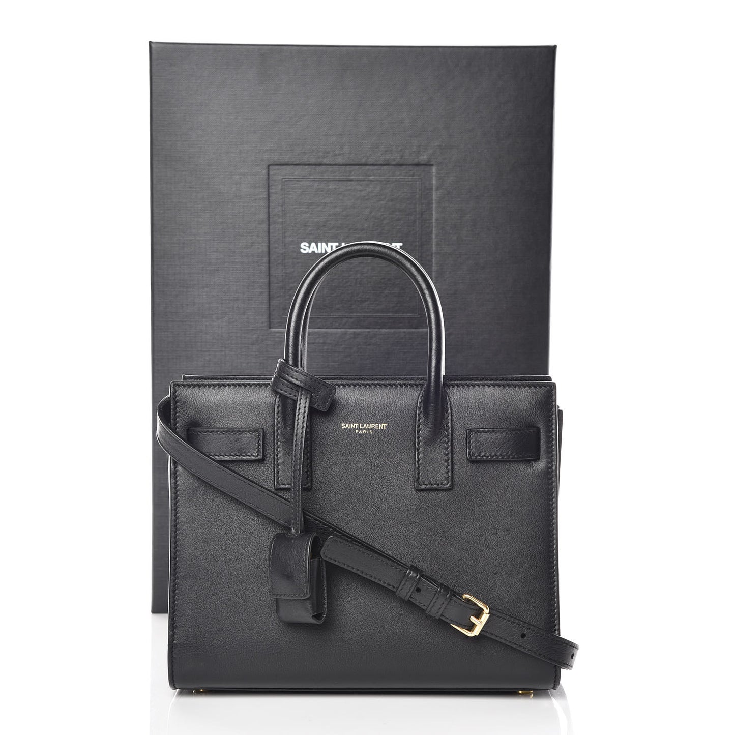Calfskin Nano Sac de Jour Black