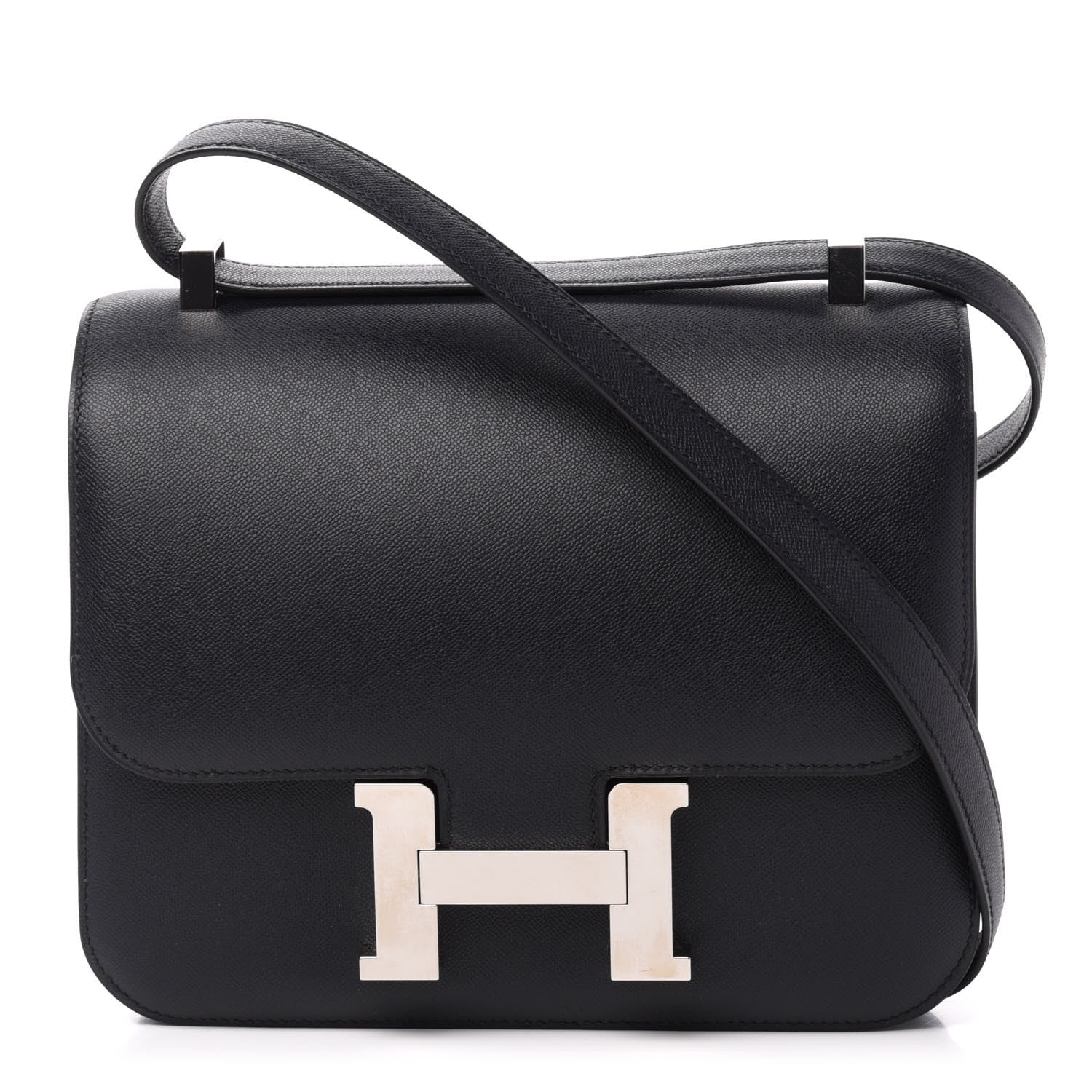 Hermes Grained Monsieur Constance 24 Black 1 of 11