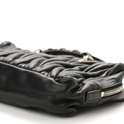 Miu Miu Nappa Matelasse Tote Black 8 of 11