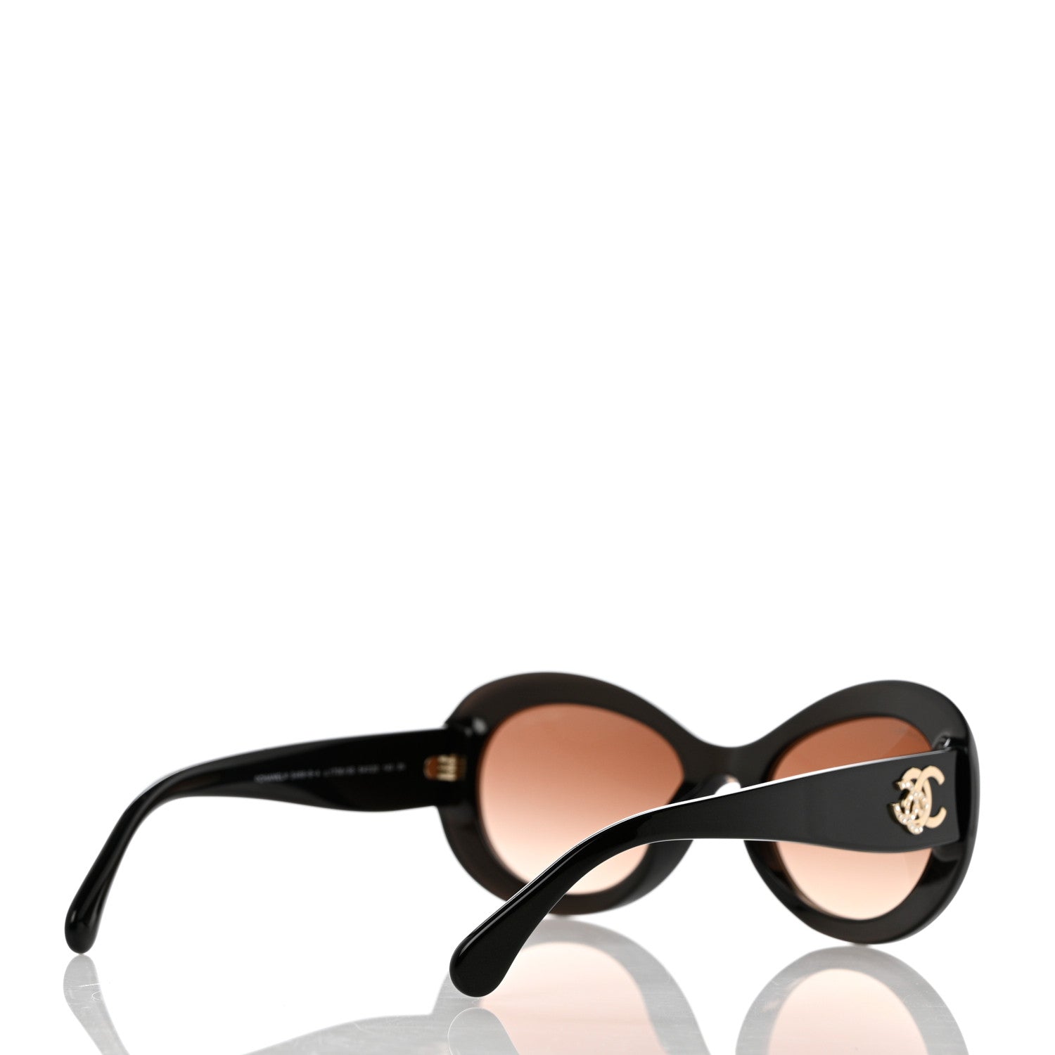 Chanel Acetate Oval CC Sunglasses 5469-B Green 4 of 9