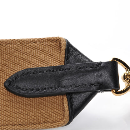Louis Vuitton Calfskin Canvas Atlantis Shoulder Strap Black 5 of 5