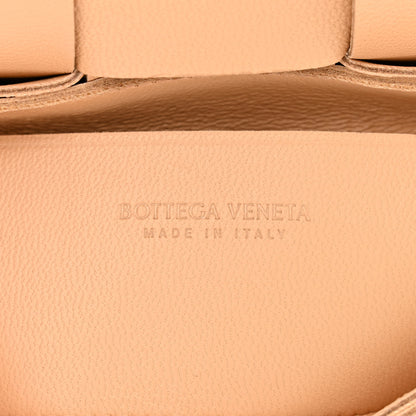 Bottega Veneta Lambskin Maxi Intreccio Candy Cassette Crossbody Bag Almond 6 of 10