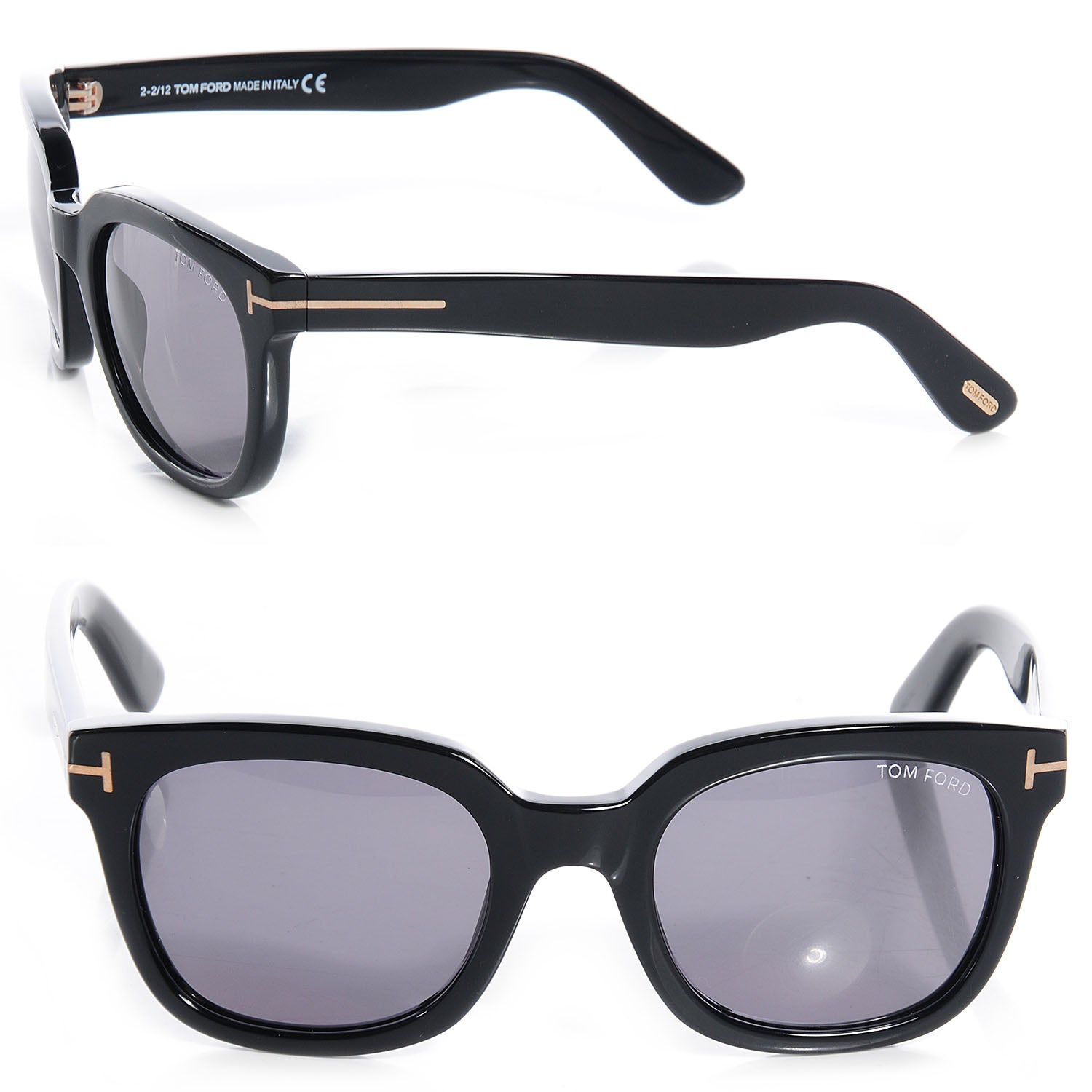 Tom Ford Campbell Sunglasses TF198 Black 1 of 5