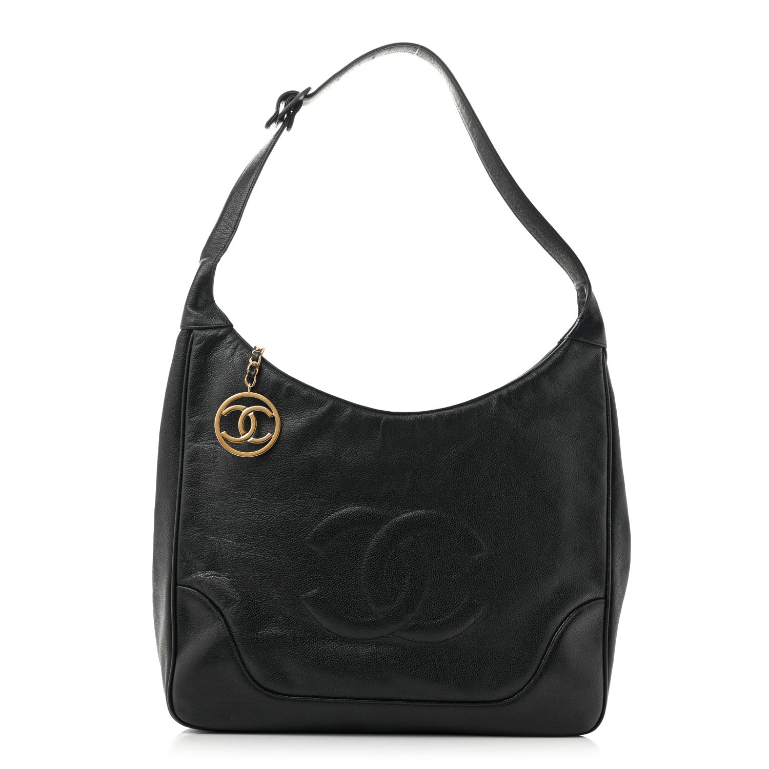 Chanel Caviar CC Hobo Black 1 of 31