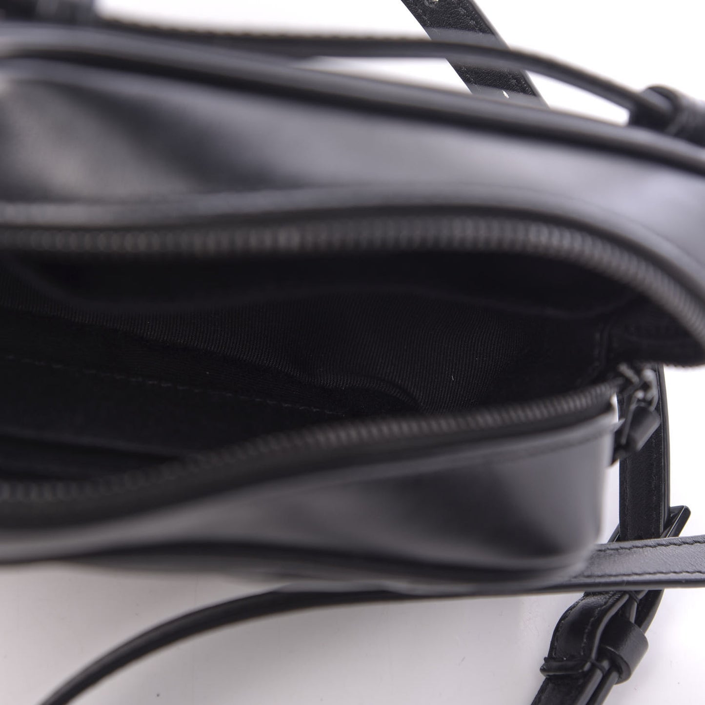 Calfskin Matelasse Monogram Lou Belt Bag Black