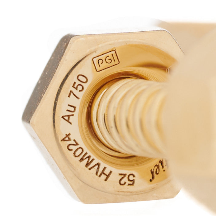 18K Yellow Gold Ecrou De Cartier Ring 52 6