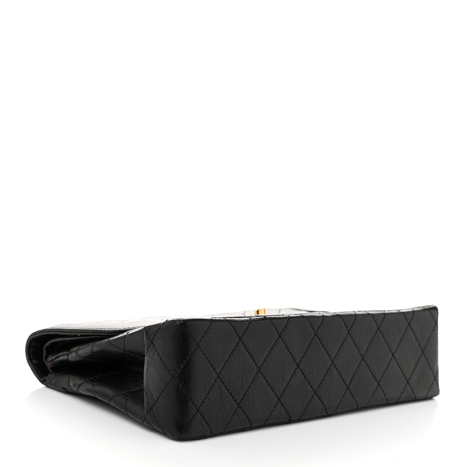 Chanel Lambskin Quilted Medium Double Flap Black 4 of 10