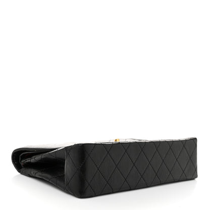 Chanel Lambskin Quilted Medium Double Flap Black 4 of 10