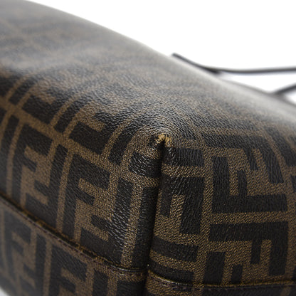 Fendi Zucca Spalmati Small Roll Tote Tobacco Orange 9 of 11